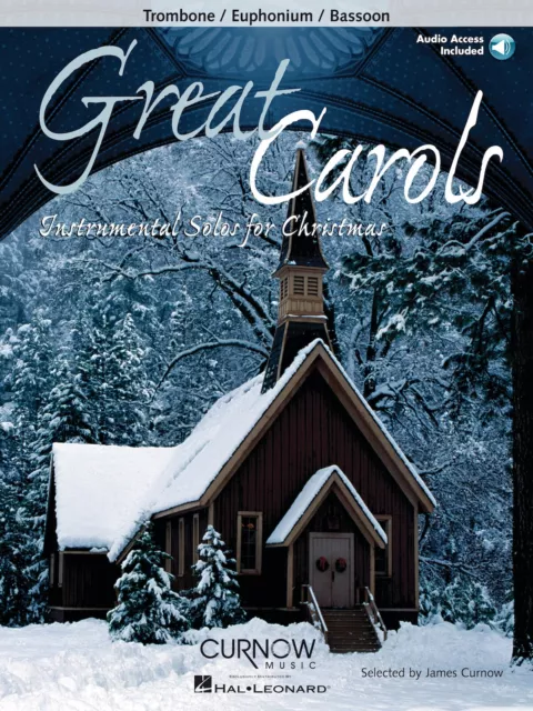 Great Carols for Trombone Solo Christmas Sheet Music Play-Along Book & Audio