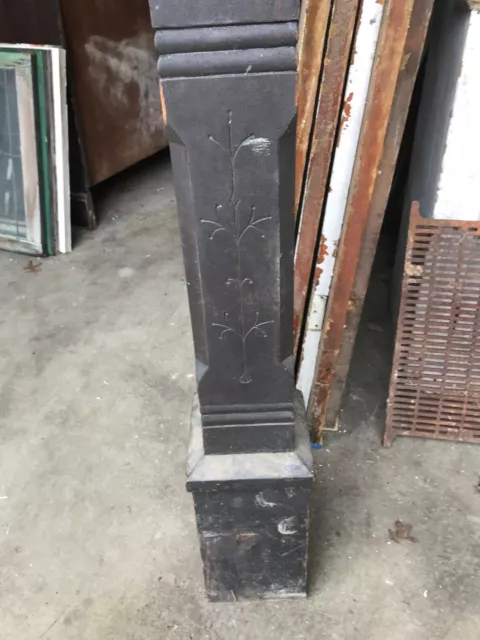 MAR Antique carved Victorian Newell Post For Stairway 55 X 7“ Square 4