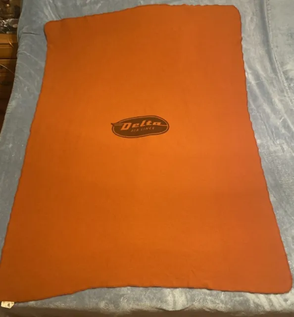 Vintage Delta Airlines Blanket Throw 1950's (A) Prop for Production