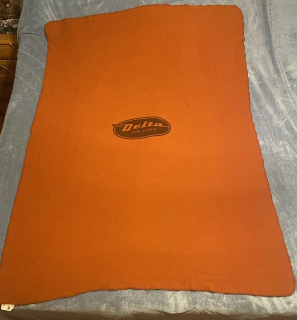 Vintage Delta Airlines Blanket Throw 1950's (A) Prop for Production Vintage Delta Airlines Blanket Throw 1950's (A) Prop for Production