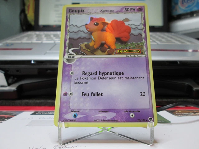 Carte Pokémon Holo reverse Goupix 50 PV 70/101 (Ex Ile des Dragons) NEUVE