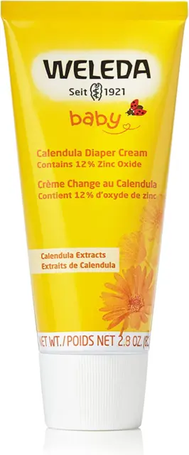Baby Calendula Diaper Cream, 2.8 Fluid Ounce, Plant Rich Protection with Calendu