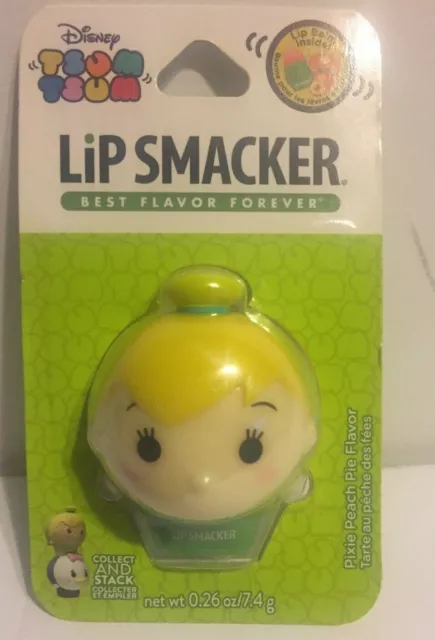 Lip Smacker Disney Tsum Tsum Tinkerbell Pixie Peach Pie- 0.26 oz. New
