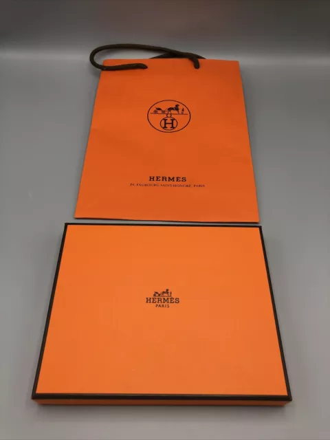 100% Authentic HERMES Gift Box Decoration 9x11x3 in