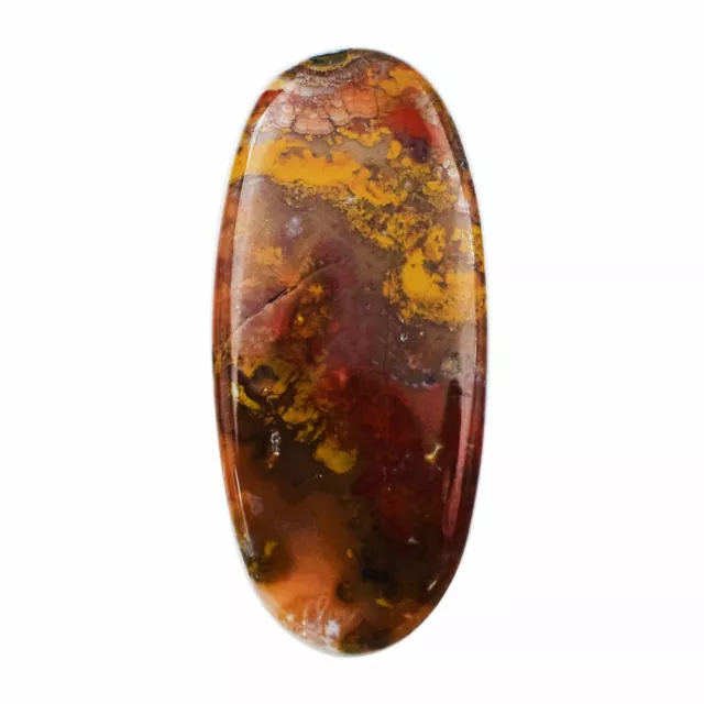 Pietra preziosa naturale di agata marocchina da 17 ct cabochon ovale...