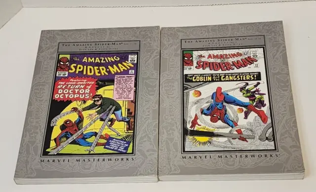Marvel Masterworks - The Amazing Spider-Man - Vol 2 + 3 Stan Lee 2003 & 2004 TPB