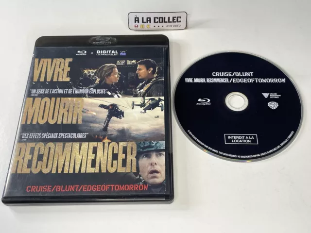 Edge of Tomorrow Tom Cruise Film 2014 Blu-Ray (FR, VO) Vivre Mourir Recommencer