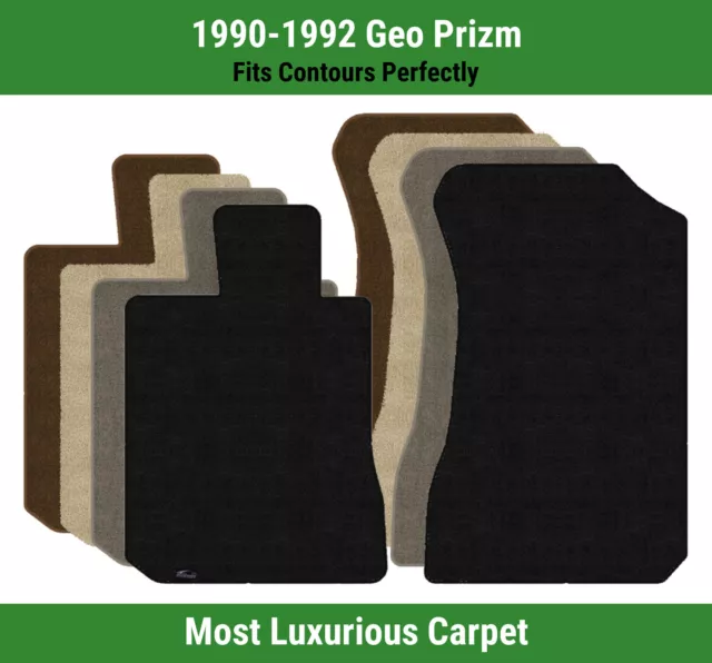 Lloyd Luxe Front Row Carpet Mats for 1990-1992 Geo Prizm