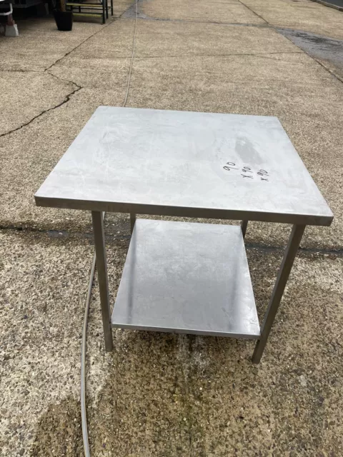 Commercial stainless steel prep table  Legs Size In Pictures