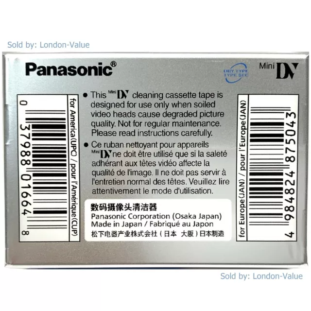 Bande nettoyante de tête Panasonic Mini DV DVC pour toutes les marques de mini caméscope DV 2