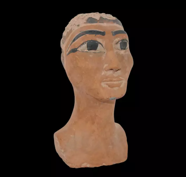 RARE ANCIENT EGYPTIAN ANTIQUE QUEEN Nefertiti Head Statue Old Egyptian (A+)