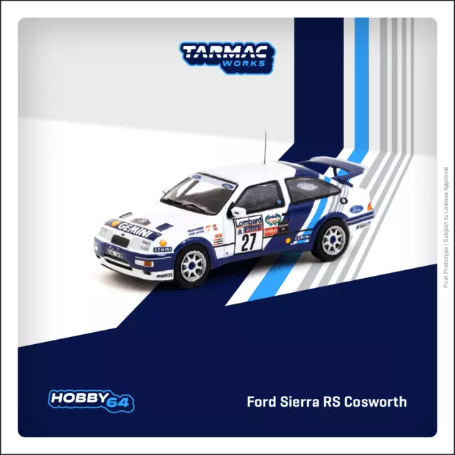 Tarmac T64-058-89RAC27 Ford Sierra RS Cosworth RAC Rally 1989 Colin McRae 1:87