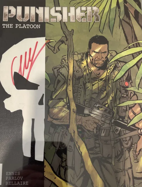 Marvel Max Comics/ Punisher/The Platoon #1 Signed By Garth Ennius!! CGC 9.8 2