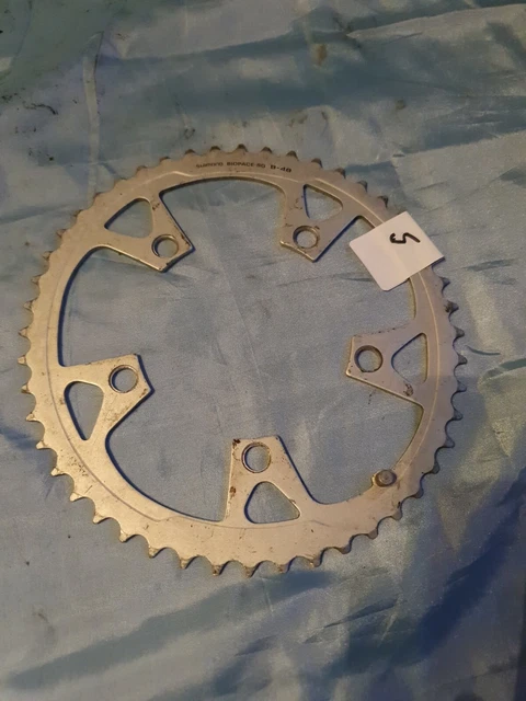 SHIMANO BIOPACE RENNRAD Kettenblatt, Stahl, 130mm Lochkreis, 52 Zähne