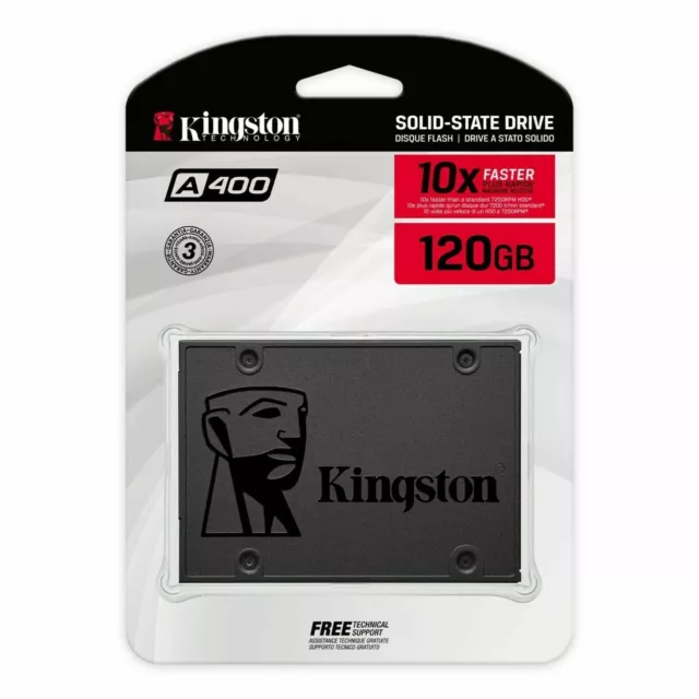 Kingston A400 SSD 2.5" 120GB SATA III Solid State Drive