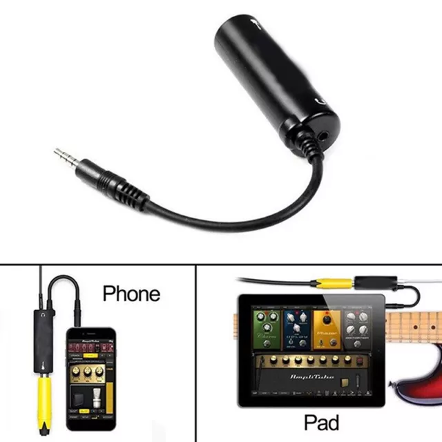 Guitar Interface IRig Converter Replacement Guitar for Phone New A2T1))i