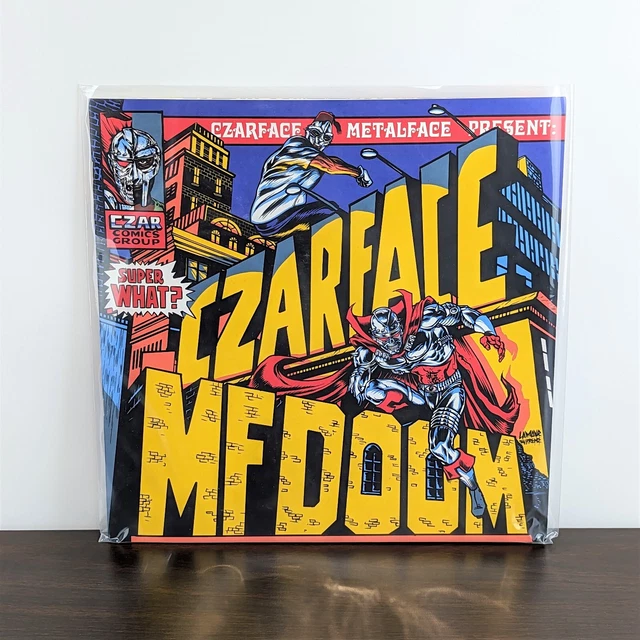 Czarface x MF Doom SUPER WHAT? Black Vinyl with Limited Edition Full Color Comic