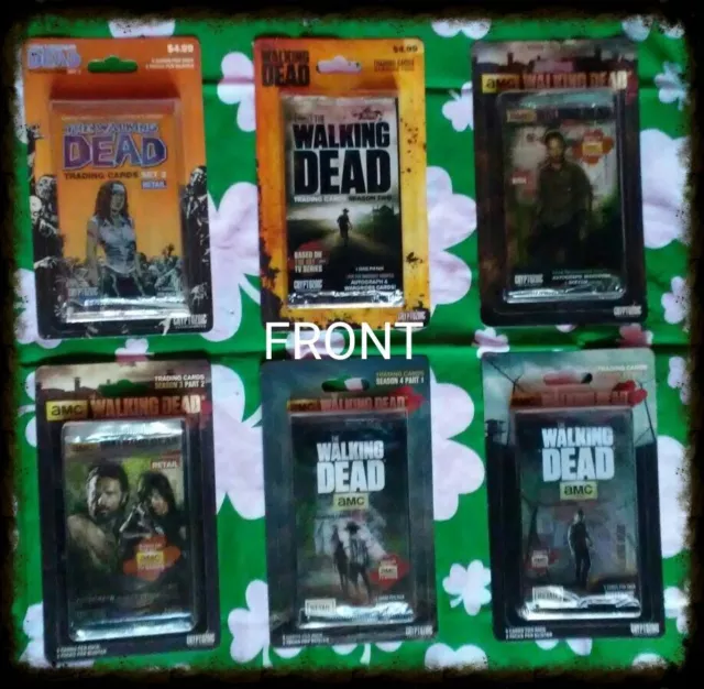 walking dead trading cards sealed box