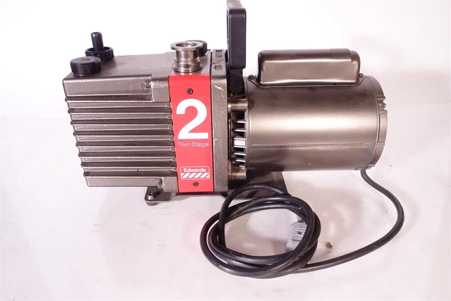 Edwards E2M2 Rotary High Vacuum Pump - Tested Working - Recent.