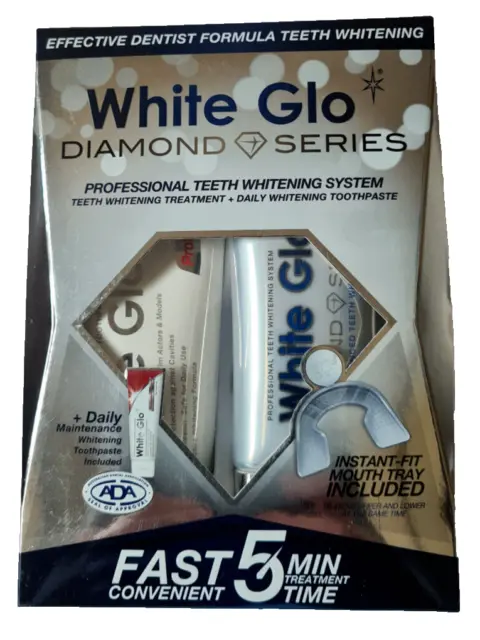 White Glo Diamond Series Whitening System Best Teeth Whitening Results New Stock
