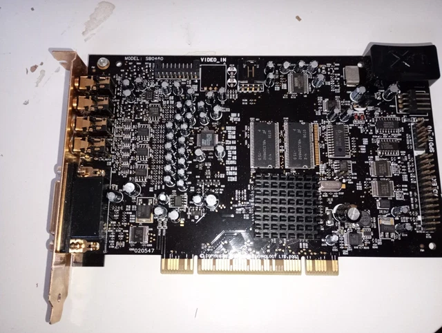 CREATIVE LABS SOUND Blaster X-Fi Platinum Audio PCI Soundkarte SB0460 ...