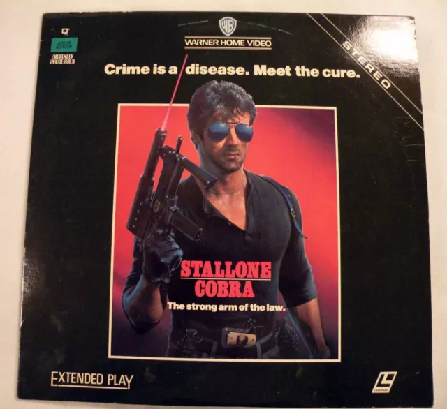 Laserdisc LD Extended Play - Sylvester Stallone Cobra 1986