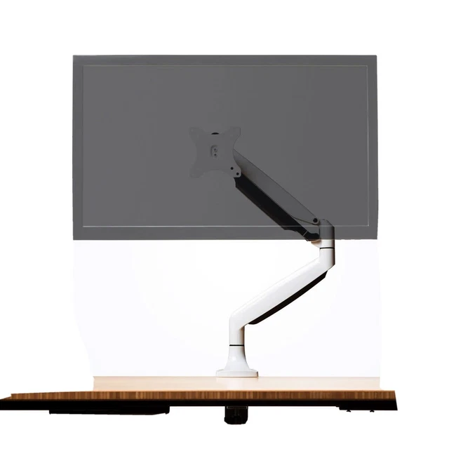 Jarvis single monitor arm - white.  Never been used