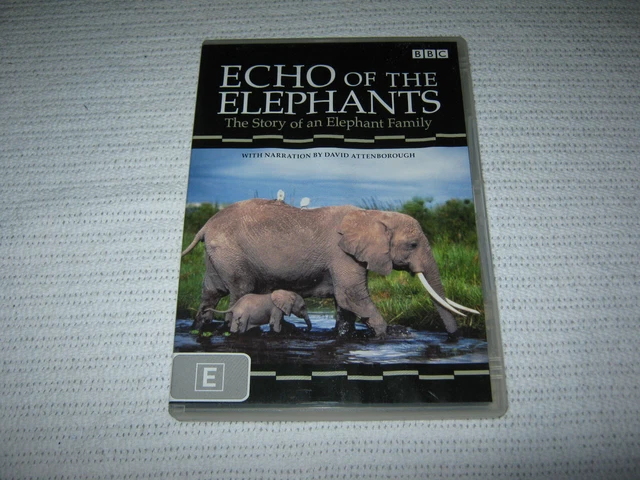 ECHO OF THE Elephants BBC DVD Region 4 PAL Kenya Africa Natural