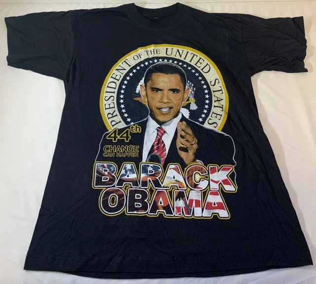 Barack Obama Inaugurazione Giorno Souvenir T-Shirt ~ Misura L