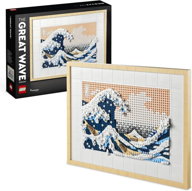 LEGO 31208 Art Hokusai – The Great Wave, 3D Japanese Wall Decoration Craft Kit