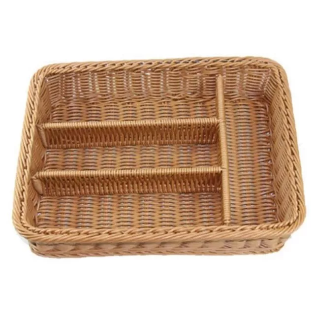 Rattan Cutlery Basket Cutlery Basket Storage Cutlery Chopstick Basket6883