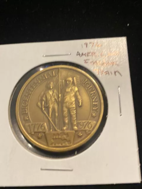 Vintage 1976 Bicentennial Journey American Freedom Train Medal Token