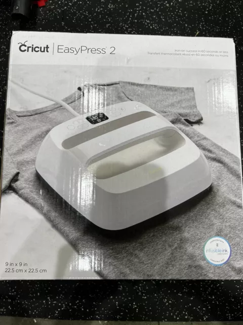 Cricut Easy Press 2 - 9 x 9 Heat Press Machine Gray with