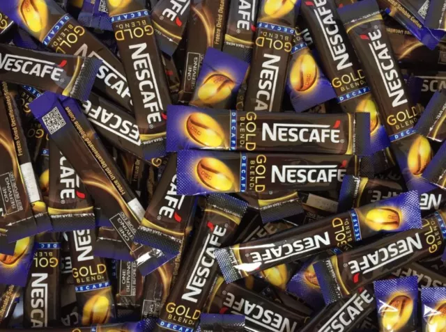 Nescafe Individual Cup Instant Coffee Sachets Sticks Original Gold Decaffeinated