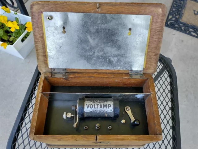 Antique Early 1900s Montgomery Ward Co Battery No. 9 Quack  Medical Apparatus