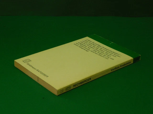 Buch Verflixte Knobeleien Klas Rechberger Goldmann Ratgeber Kniffliges Raten 4