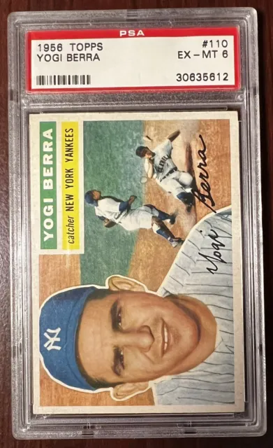 1956 Topps Yogi Berra #110 PSA 6 Yankee Card