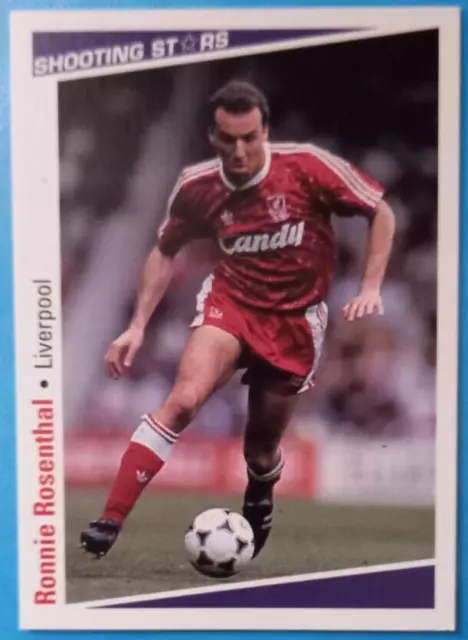 RONNIE ROSENTHAL LIVERPOOL AND ISRAEL  1991-92 MERLIN SHOOTING STARS CARD No 119