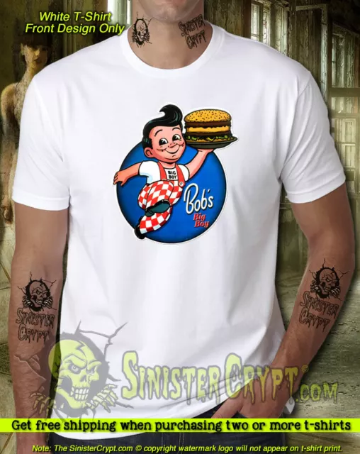 Bobs Big Boy Burgers t-shirt Hamburger Restaurant Diner v2, Small to 6XL 2