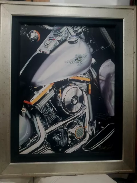 Scott Jacobs "Fat Boy" Limited Edition Signed Framed Giclee on Canvas