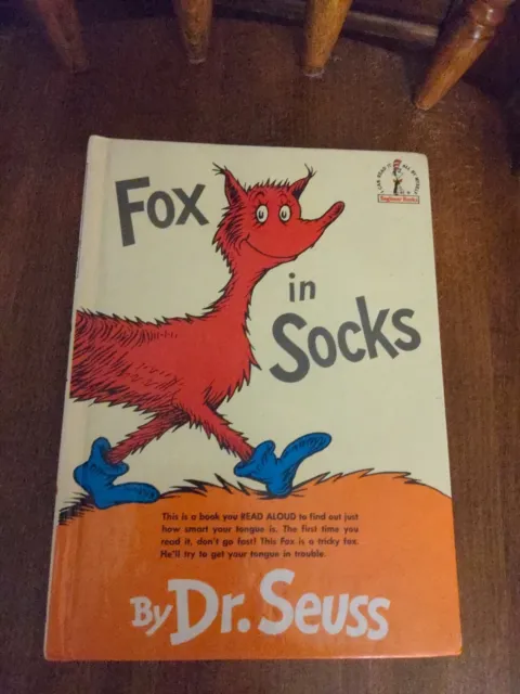 Beginner Books(R) Ser.: Fox in Socks by Seuss (1965, Hardcover, Large Type /...