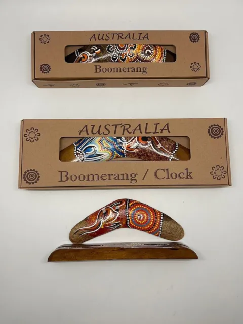 Australian Souvenir Handcrafted Returning Boomerang Wooden Handmade 8inch/20cm