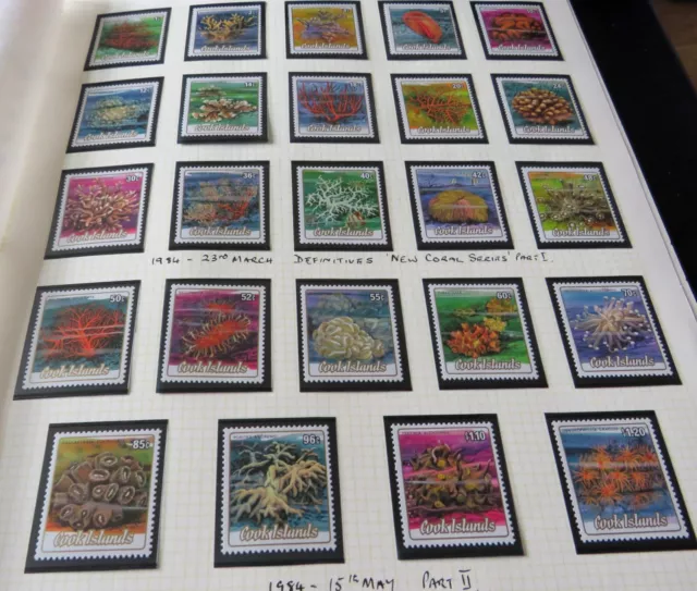 Cook Islands 78 Stamps 1984 Corals 2nd series 1c - $9.60 - SG: 966-994 - MNH VF