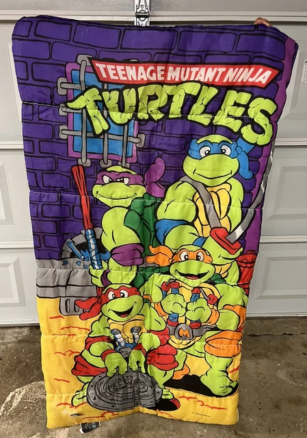 Saco de dormir Teenage Mutant Ninja Turtles niños jóvenes ECO 1990 27X52 TMNT