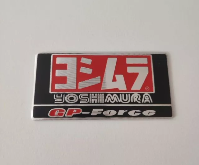 Yoshimura Auspuff Emblem Aufkleber Hitzefest Aluminium