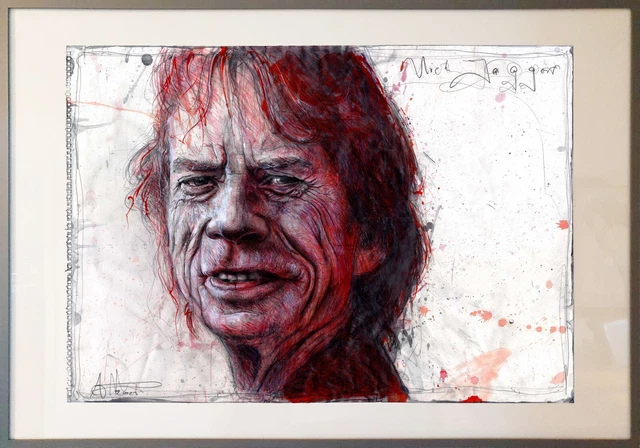 Andreas Noßmann Original - " Mick Jagger"