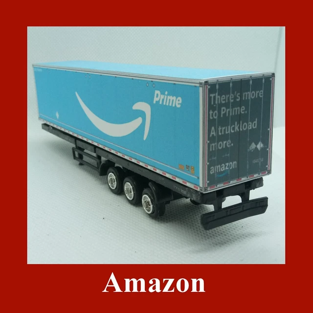 AMAZON PRIME COLLECTION Model Rail Freight Shipping Containers x 4 HO ...