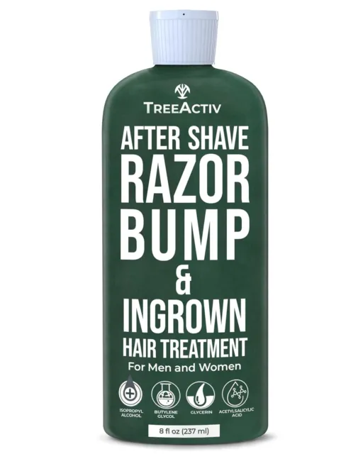 TreeActiv Aftershave Razor Bump & Ingrown Hair Treatment, 8 fl oz