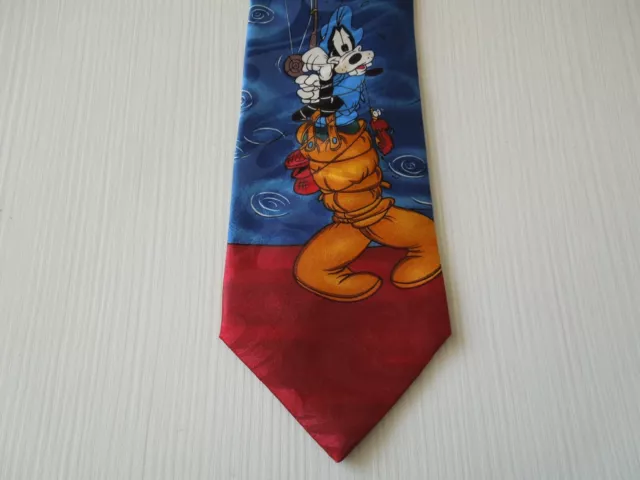 Disney Mickey Unlimited Poly Tie Poliestere Cravatta Made In Italy 1049