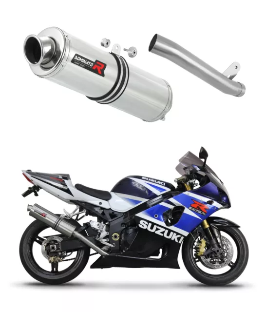 GSXR 1000 K1 - K4 2001 - 2004 Exhaust Silencer Muffler Slip-on ST DOMINATOR